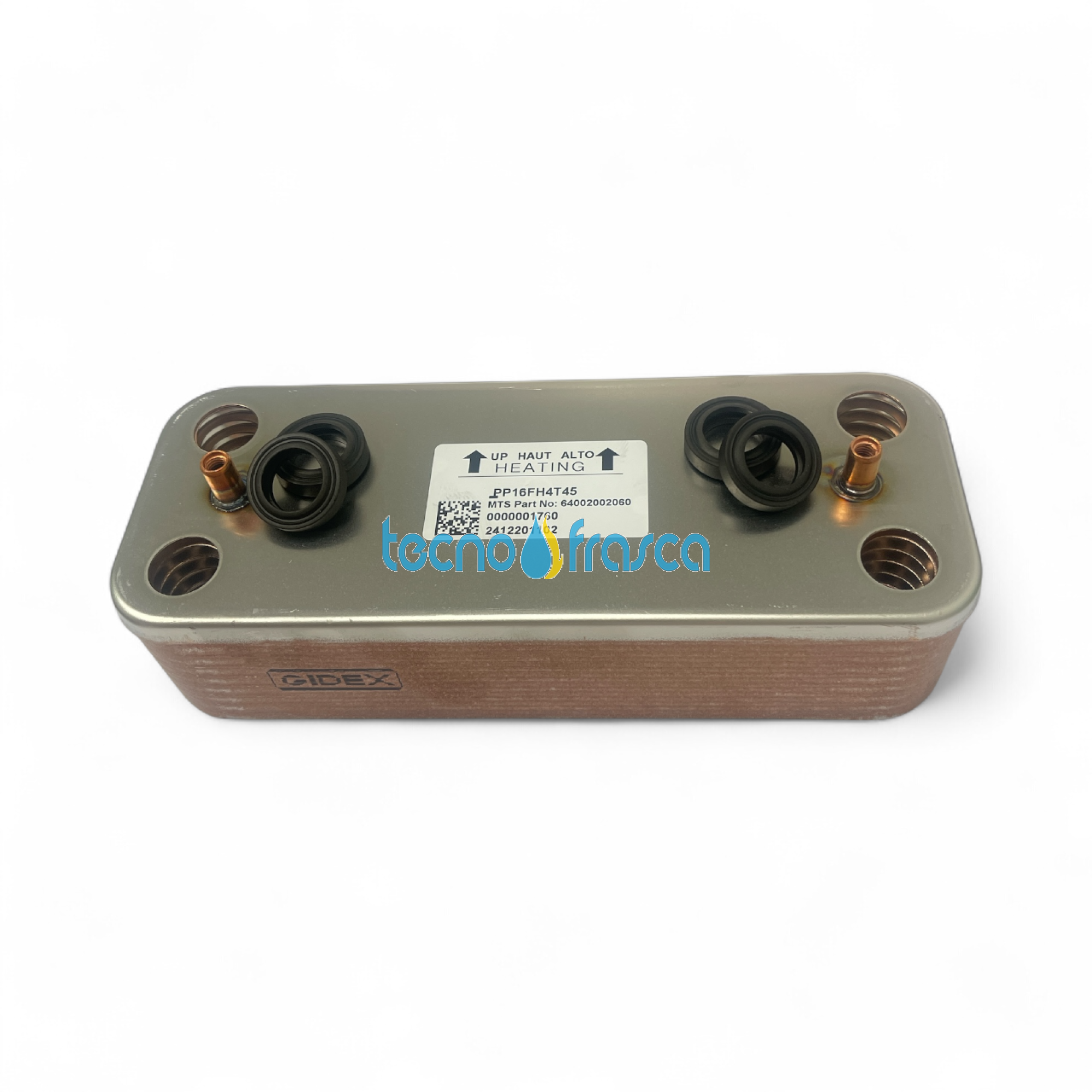 ARISTON MTS SCAMBIATORE DI CALORE A PIASTRE SECONDARIO 12 PIASTRE - Foto 9