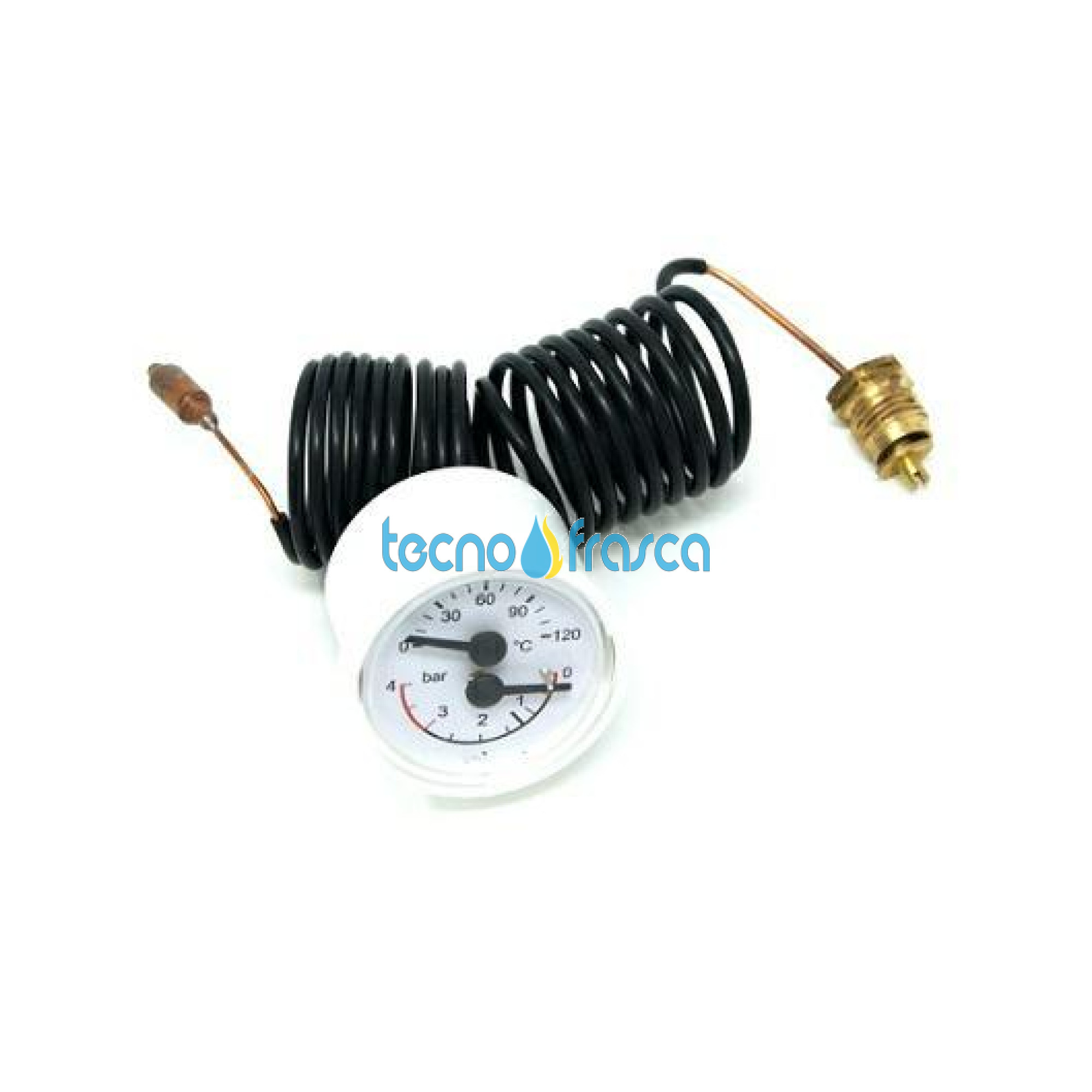 Immergas termoidrometro d40 0-120 bianco 0-4bar 1.032801