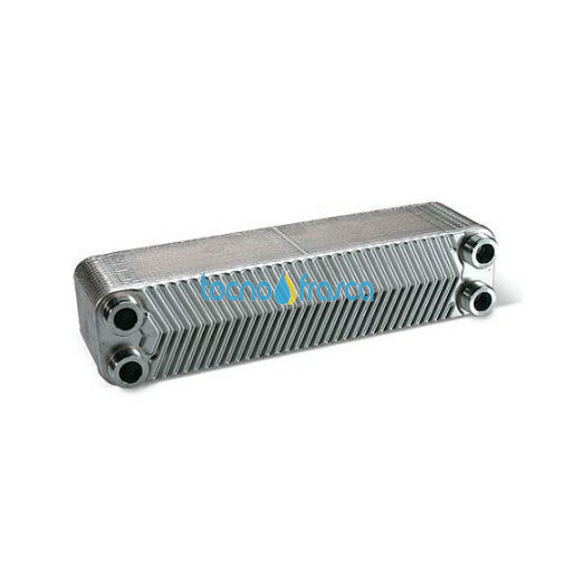 Scambiatore di calore termocamino flusso incrociato 30 piastre 65kw