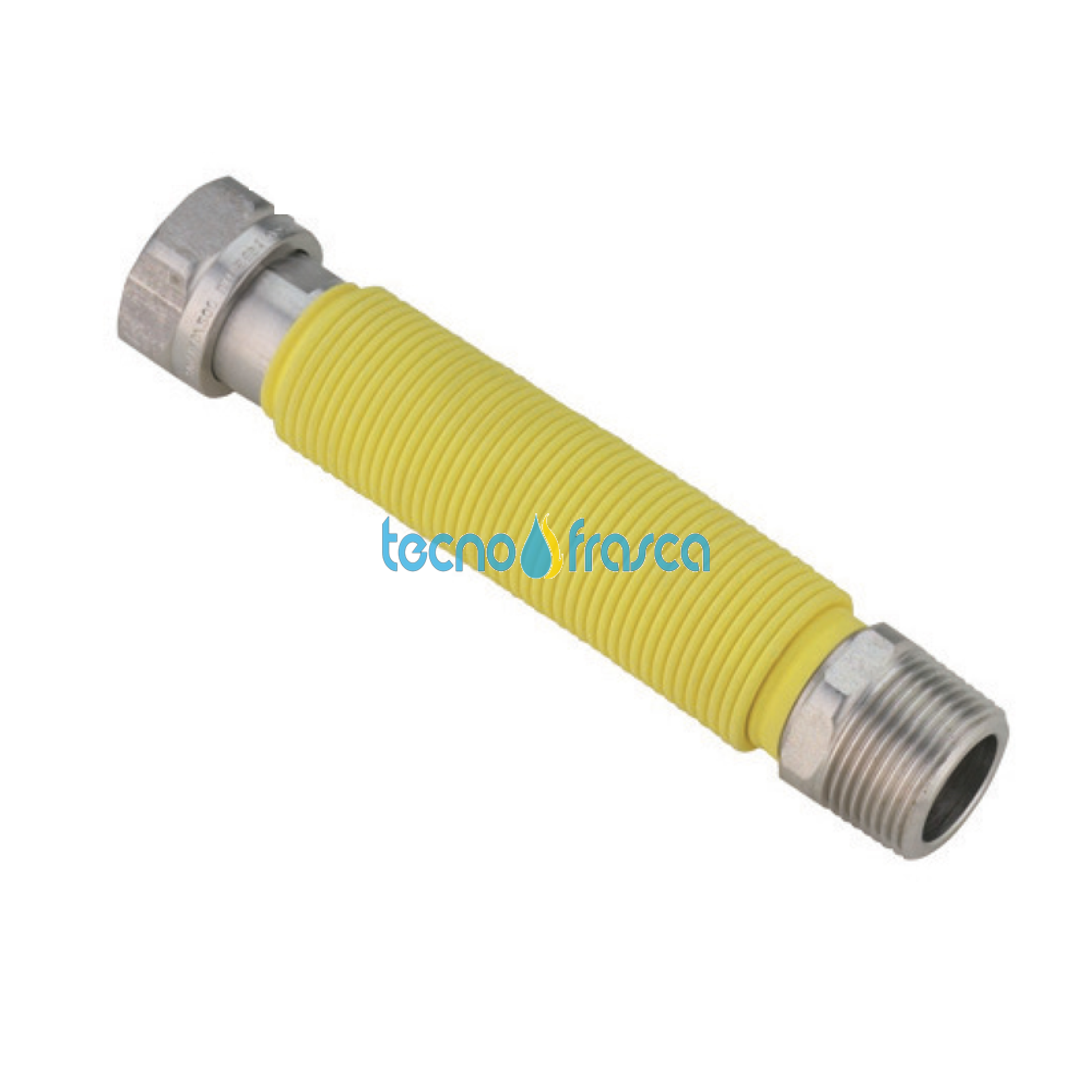 Tubo flessibile acciaio inox caldaie, boiler scaldabagni F3/4" F3/4"