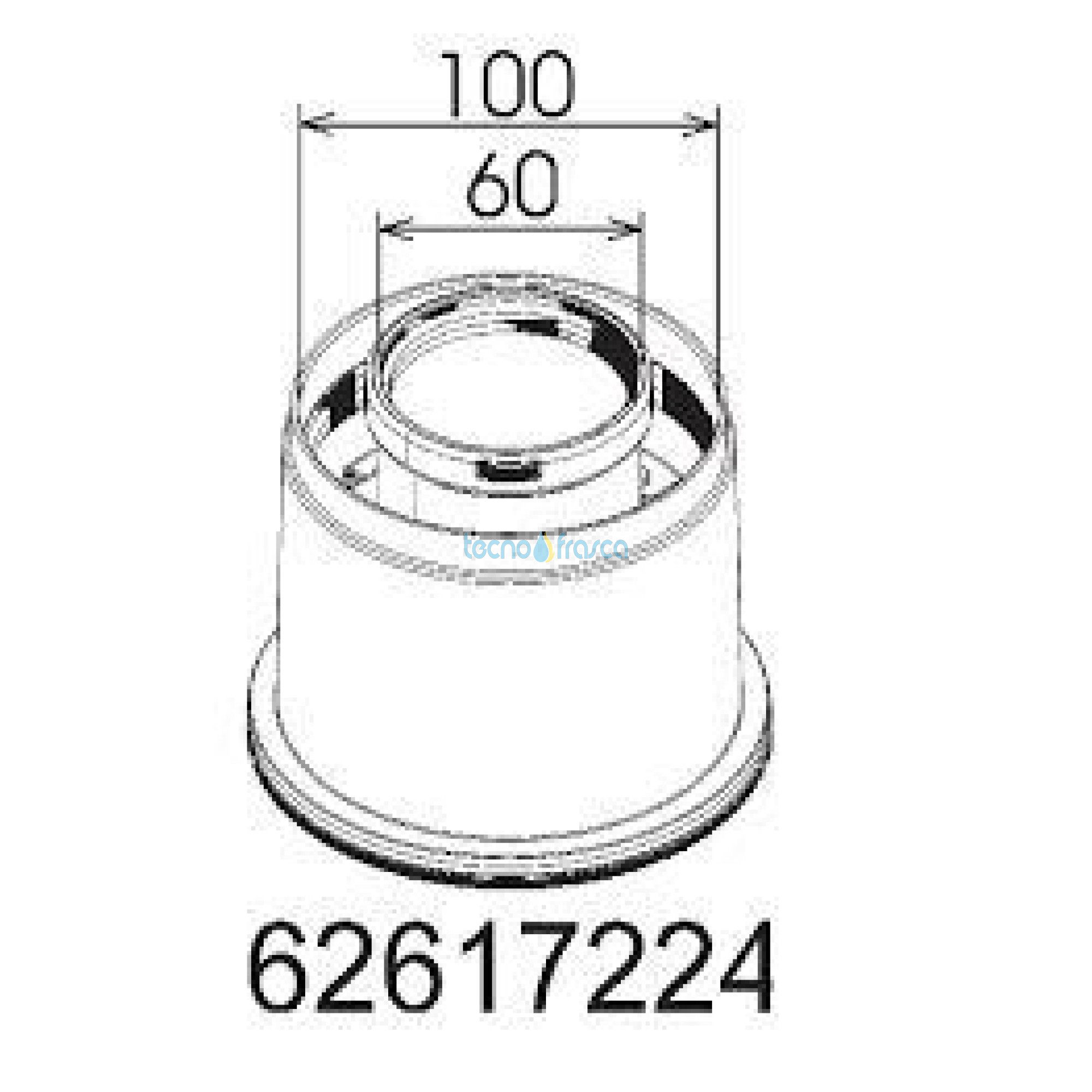 Scarico coassiale verticale d60/100 condens. cosmogas.62617224