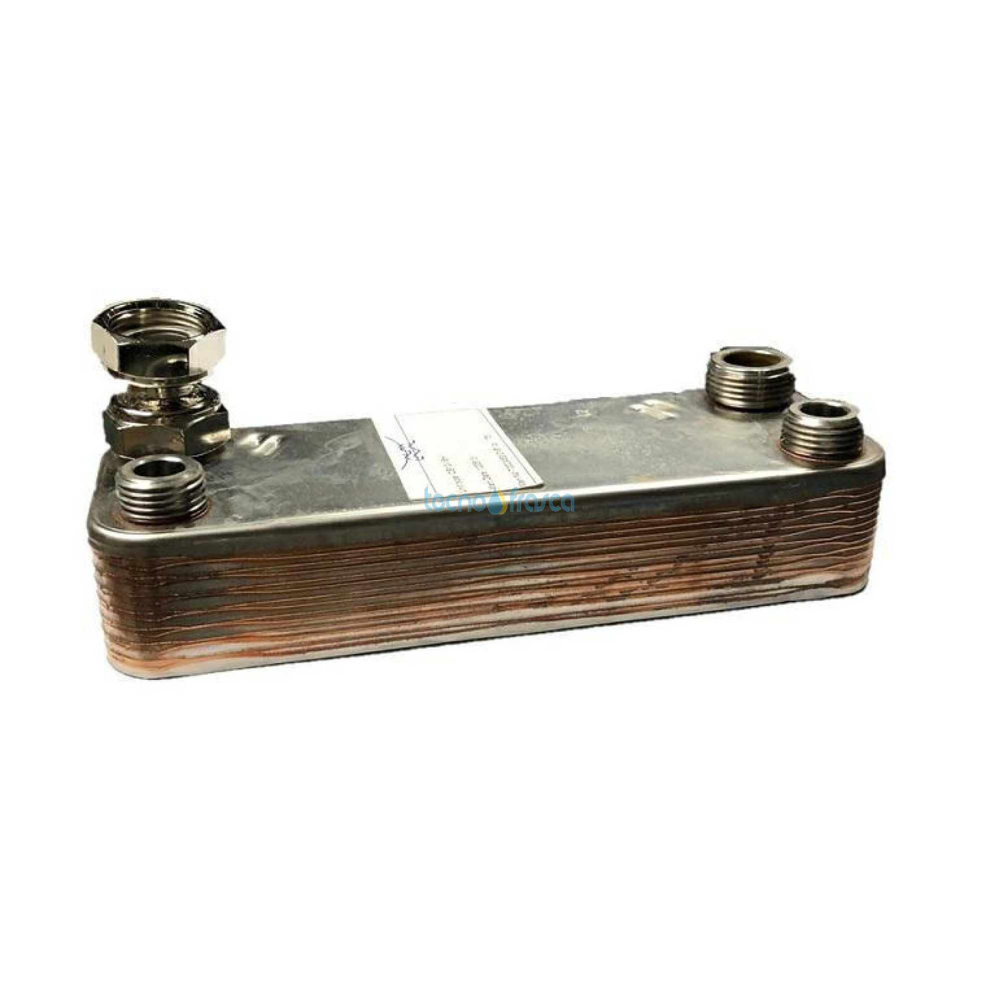 Scambiatore vaillant 14 piastre con codolo 3/4 0020073792 c274mc