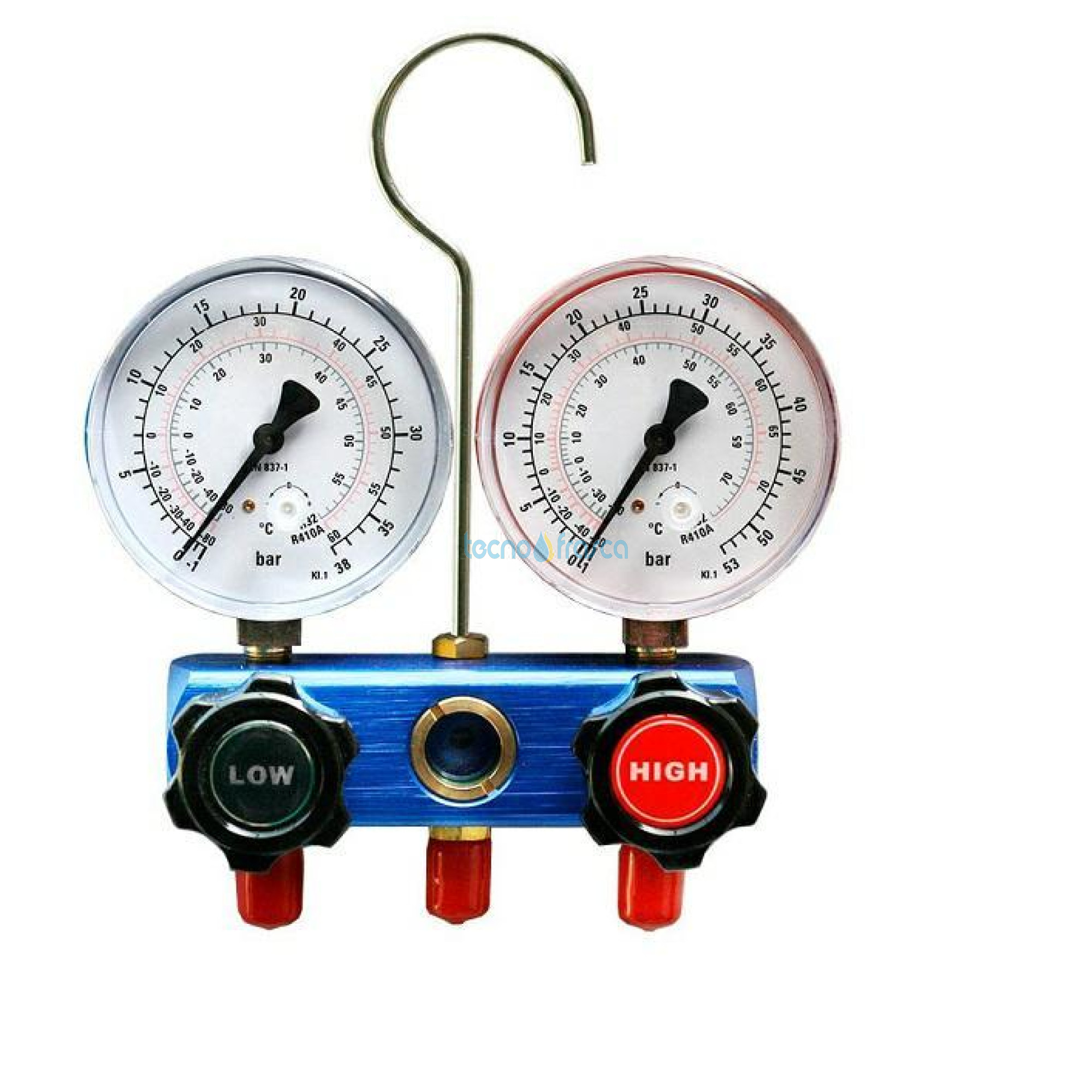 Gruppo manometrico 2vie diagnosi gas refrigeranti r32/r410a