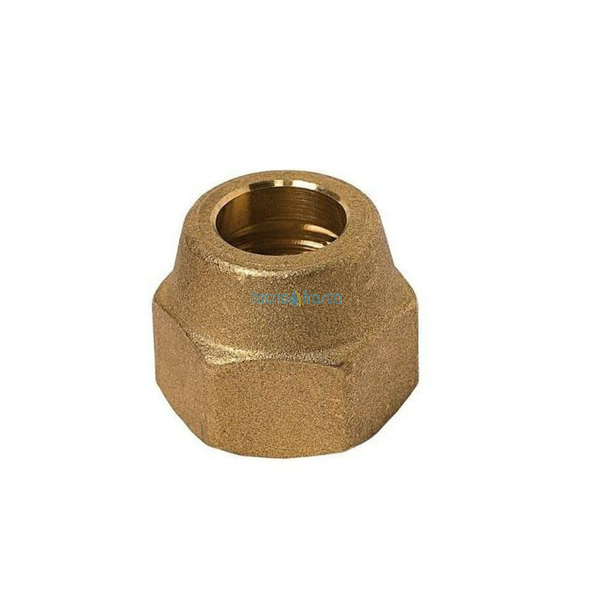 Bocchettone in ottone per condizionamento 1/4" foro 6 2g048