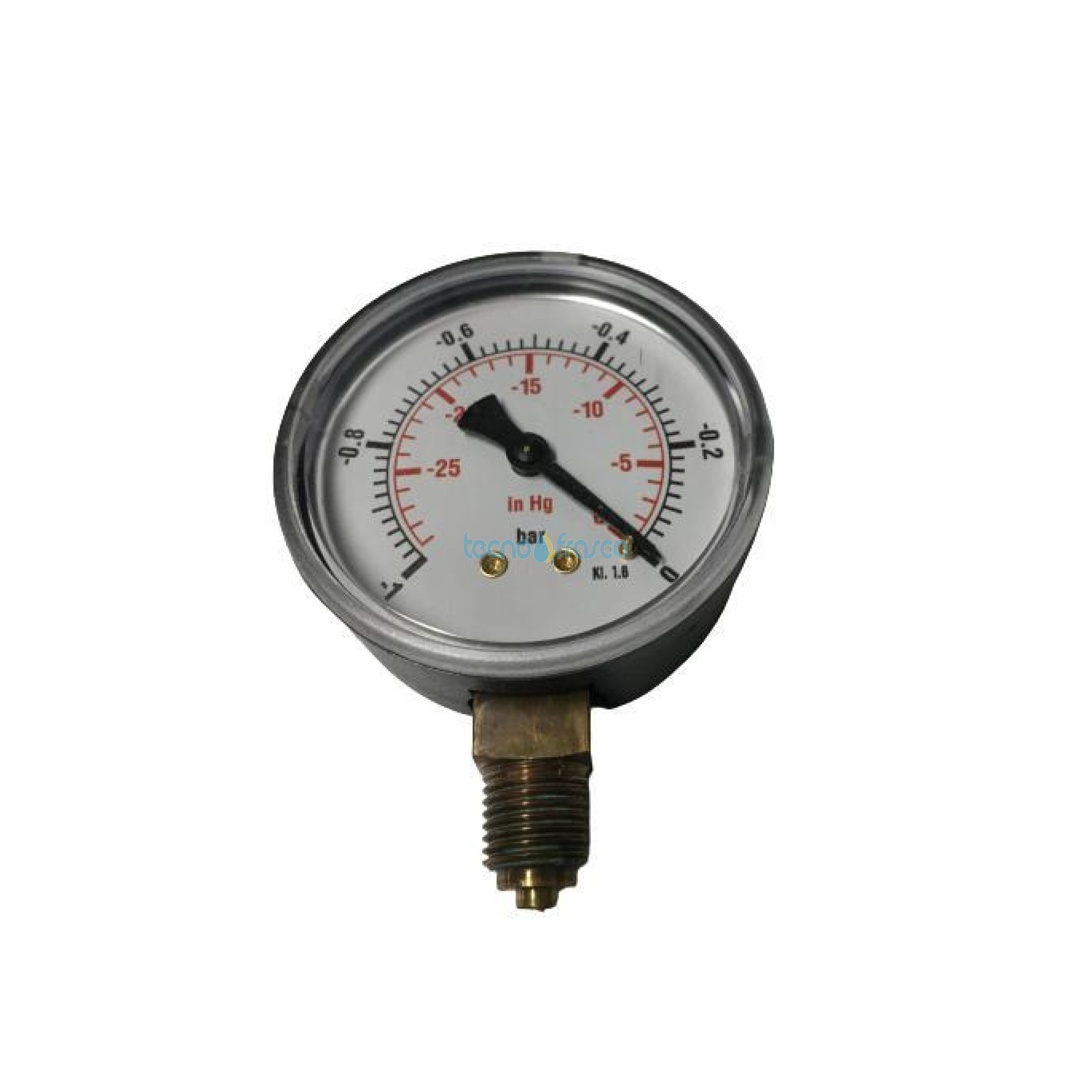 Vuotometro manovuotometro radiale 1/4" diam.63 sc.-1/0bar uen110533