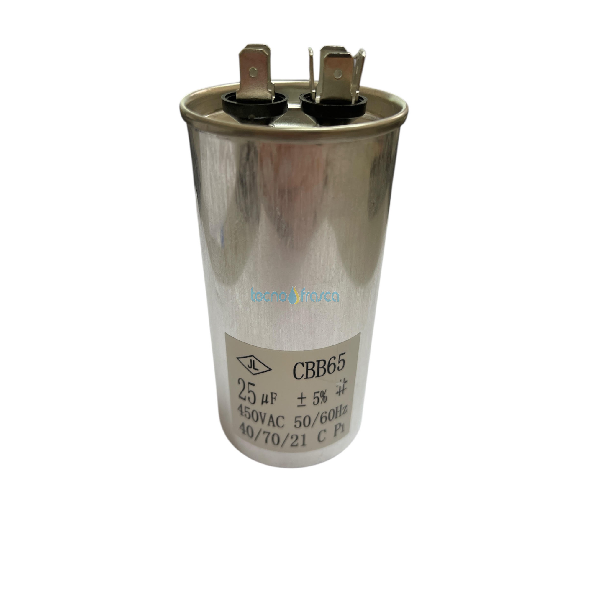 Condensatore 25mf 450vac 50/60hz