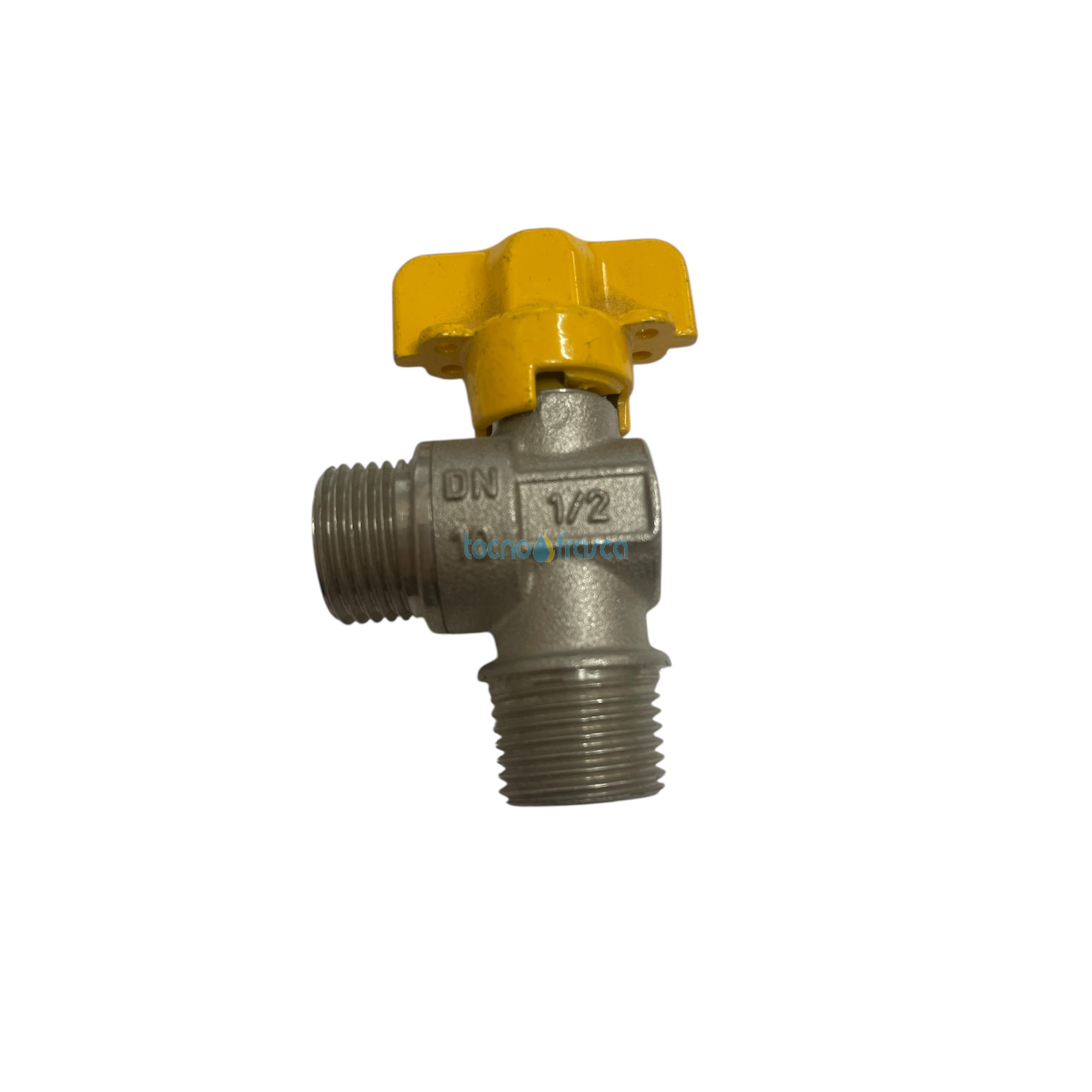 Rubinetto a sfera cromata m/m 1/2" squadro