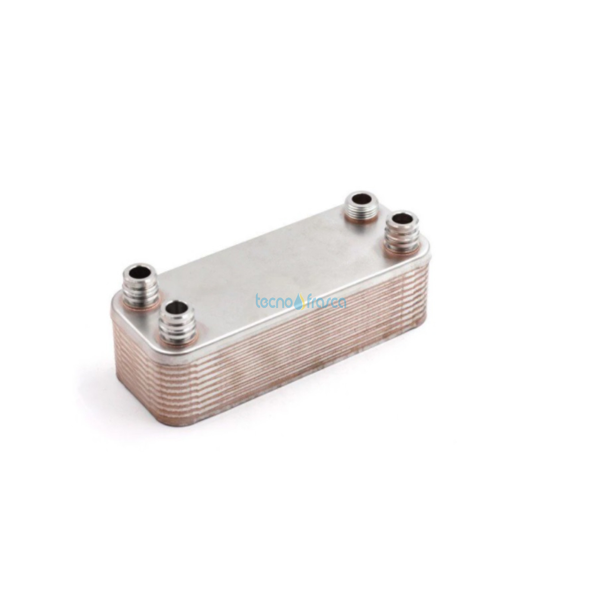 Scambiatore sanitario vaillant 20 piastre att. 1/2" 065153 scr011