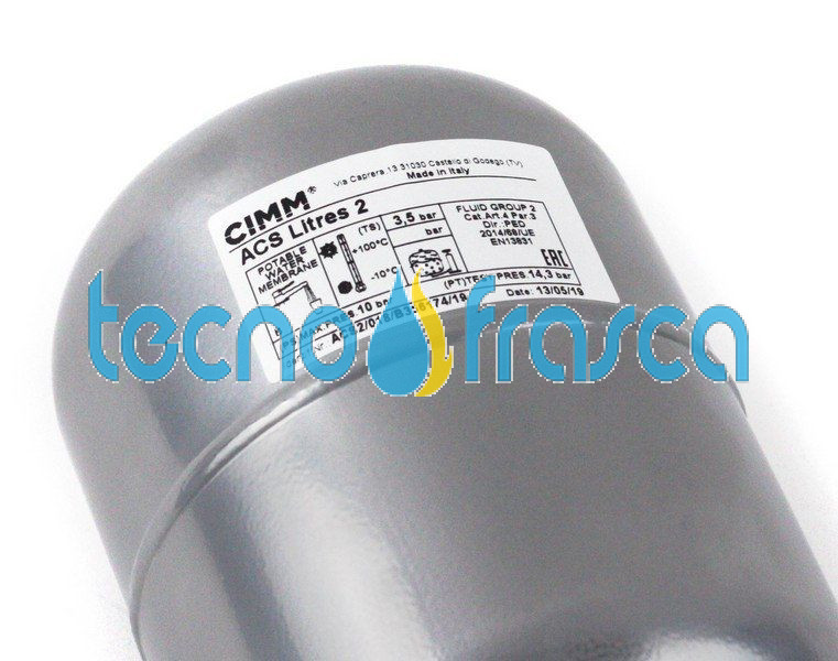 VASO ESPANSIONE 8 LITRI 392 MM ATT. 3/8" RICAMBIO CALDAIA FER - Foto 12