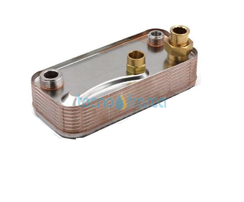 Scambiatore A Piastre Per Caldaia Saunier Duval S1016600 - Ricambio Originale 28KW - Foto 9
