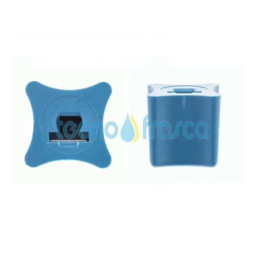 Manopola Rubinetto Beretta Blu - Per Caldaie, Design Moderno In Alluminio, Ambidestro