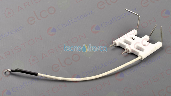 Ariston elettrodo di accensione doppio 65152551