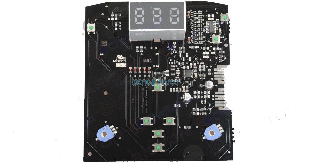 Ariston scheda display Clas, Clas B, Clas Premium 65104448