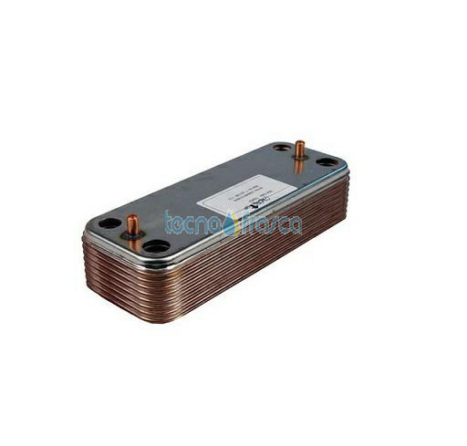 Ecoflam scambiatore sanitario 12 piastre 211X75X27 571646