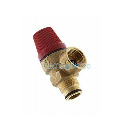 Hermann valvola di sicurezza 1/2" 3bar h155600001 sost.da S1067400