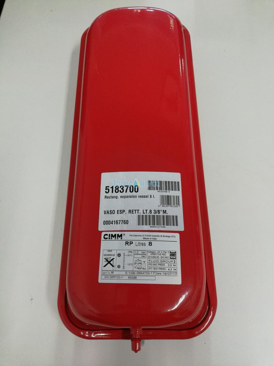 Sime vaso di espansione lt 8 attacco 3/8 5183700 format 25-30-60 bf
