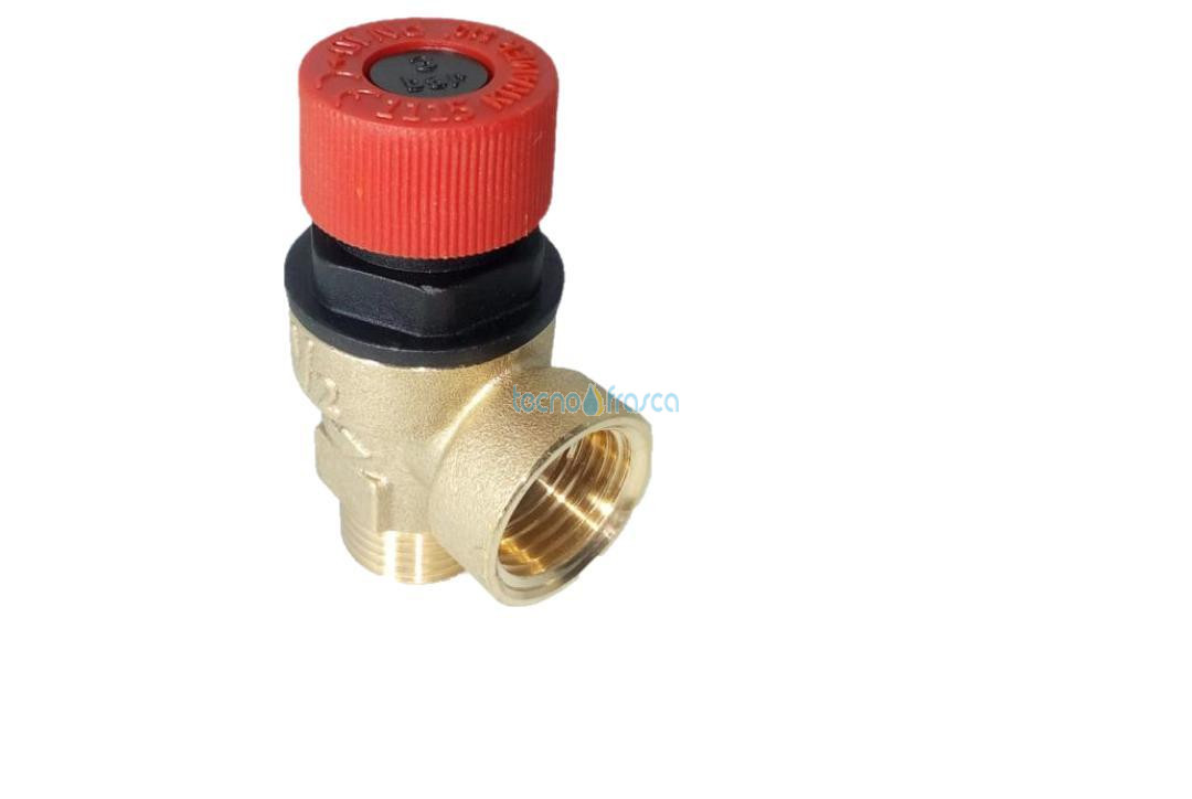 Valvola di sicurezza 1/2m 1/2f 3bar 0066