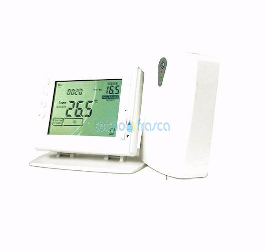 Cronotermostato digitale wireless da appoggio o parete mod.gemini