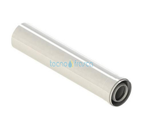 Prolunga caldaia condensazione d. 80mm 1 MT M/ polipropilene