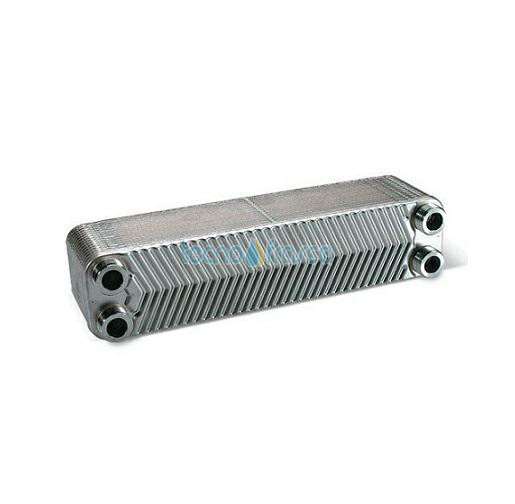 Scambiatore di calore termocamino flusso incrociato 30 piastre 65kw