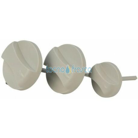 Vaillant manopole grigie kit 3 pezzi 114288