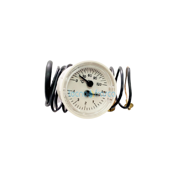 Savio biasi Termoidrometro diam. 43 0-4 bar 0-120?C BI1555100