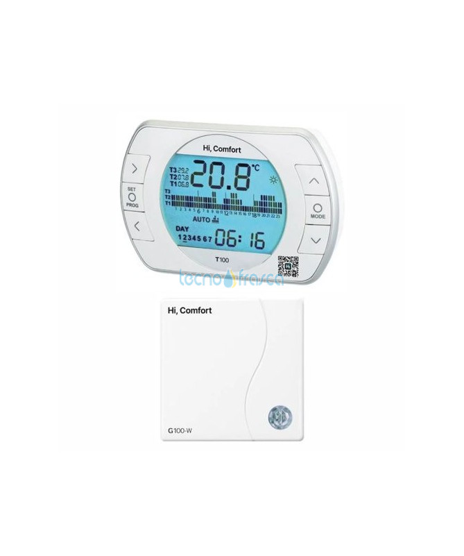 Cronotermostato Riello hi-comfort t100 on off modulante 20193352
