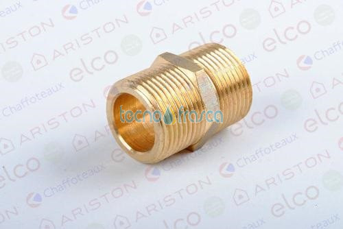 Ariston raccordo nipple 3/4 in M-M 65109316