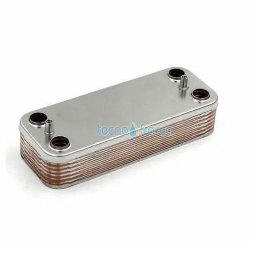 Scambiatore sanitario beretta riello sylber 16 piastre R8037