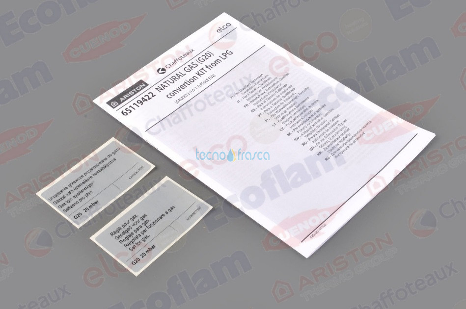 Ariston trasformazione metano G20 65119422