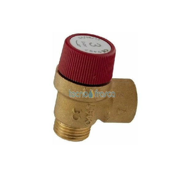 Ariston valvola di sicurezza attacco 1/2" 3 bar 571004