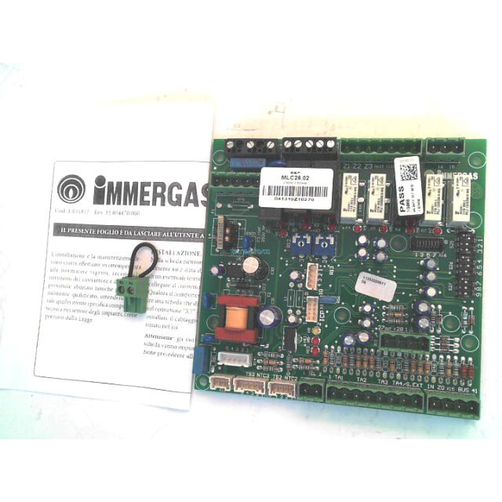 Immergas kit scheda a zone digitali con cablaggi 3.022080