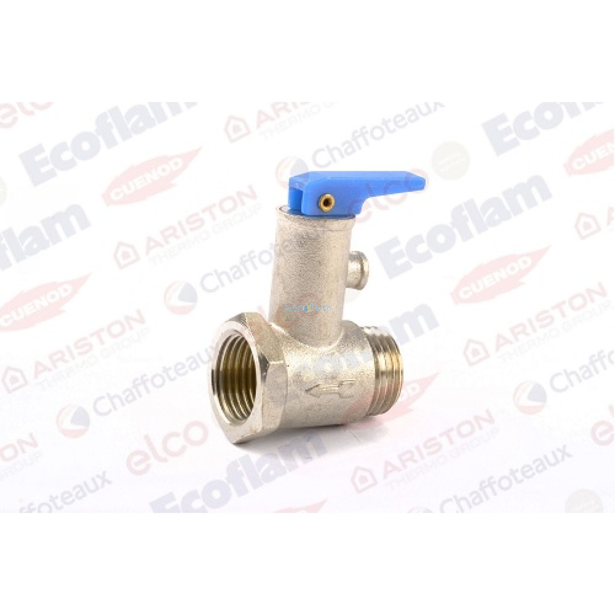 Ariston valvola sicurezza 1/2" 7,5 bar con leva 504342-cn