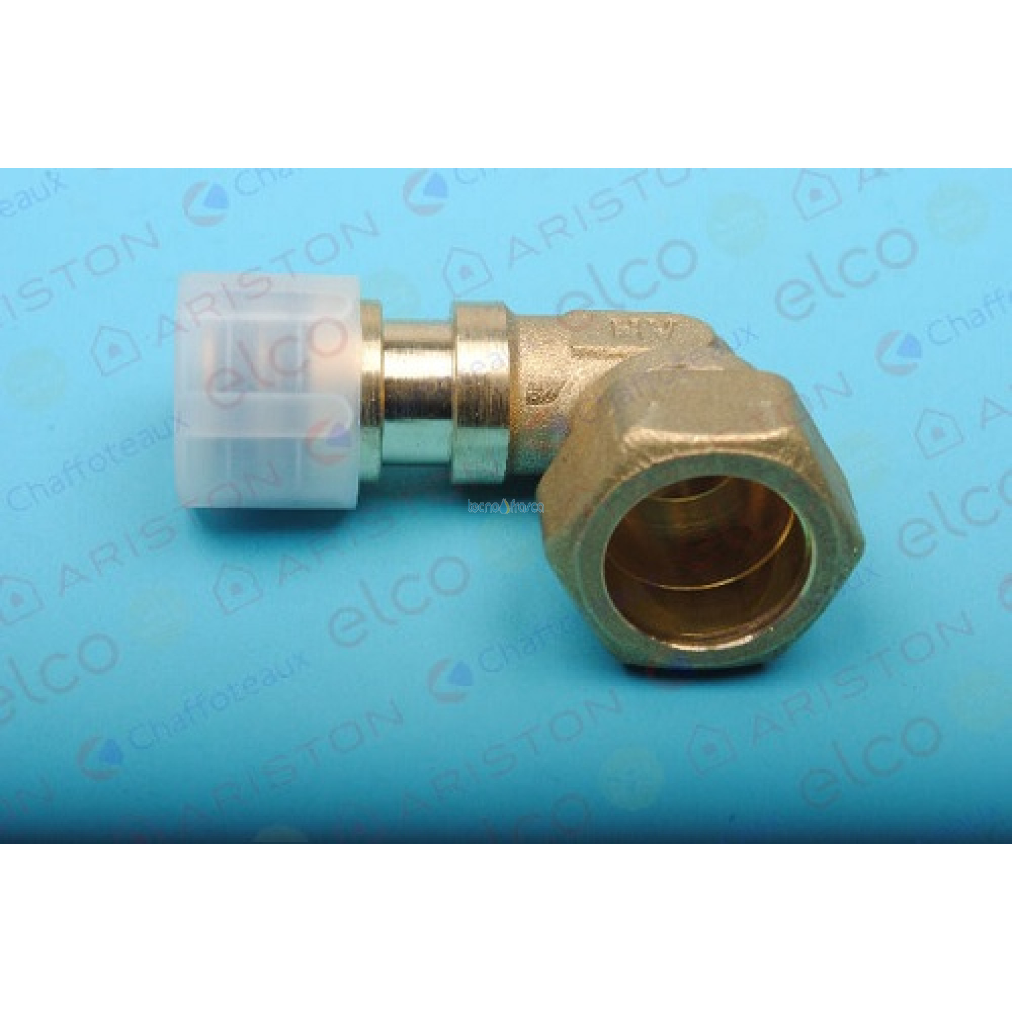 Ariston raccordo a curva + o-ring 65110725