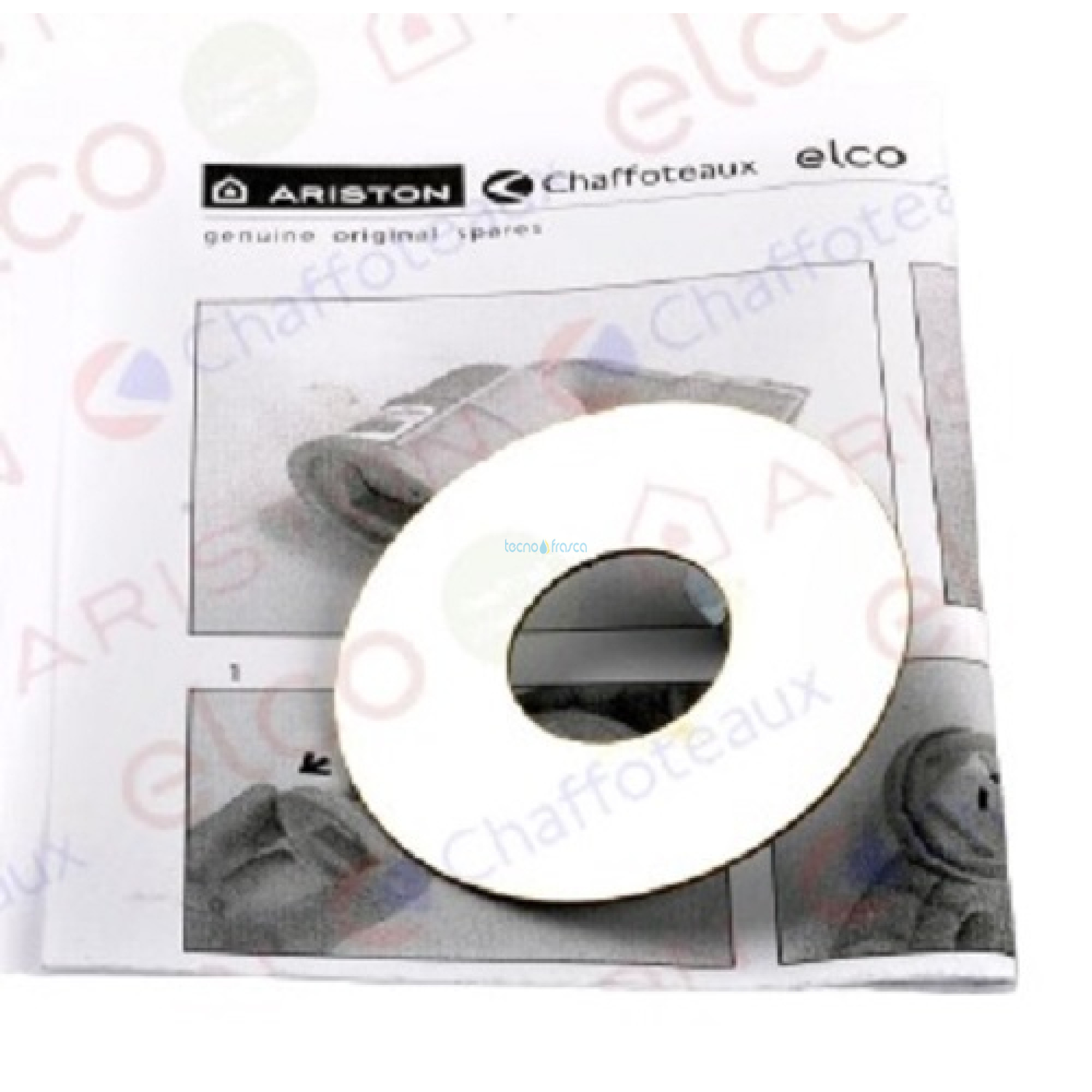 Ariston diaframma d25 acciaio silenziatore verde 65117068