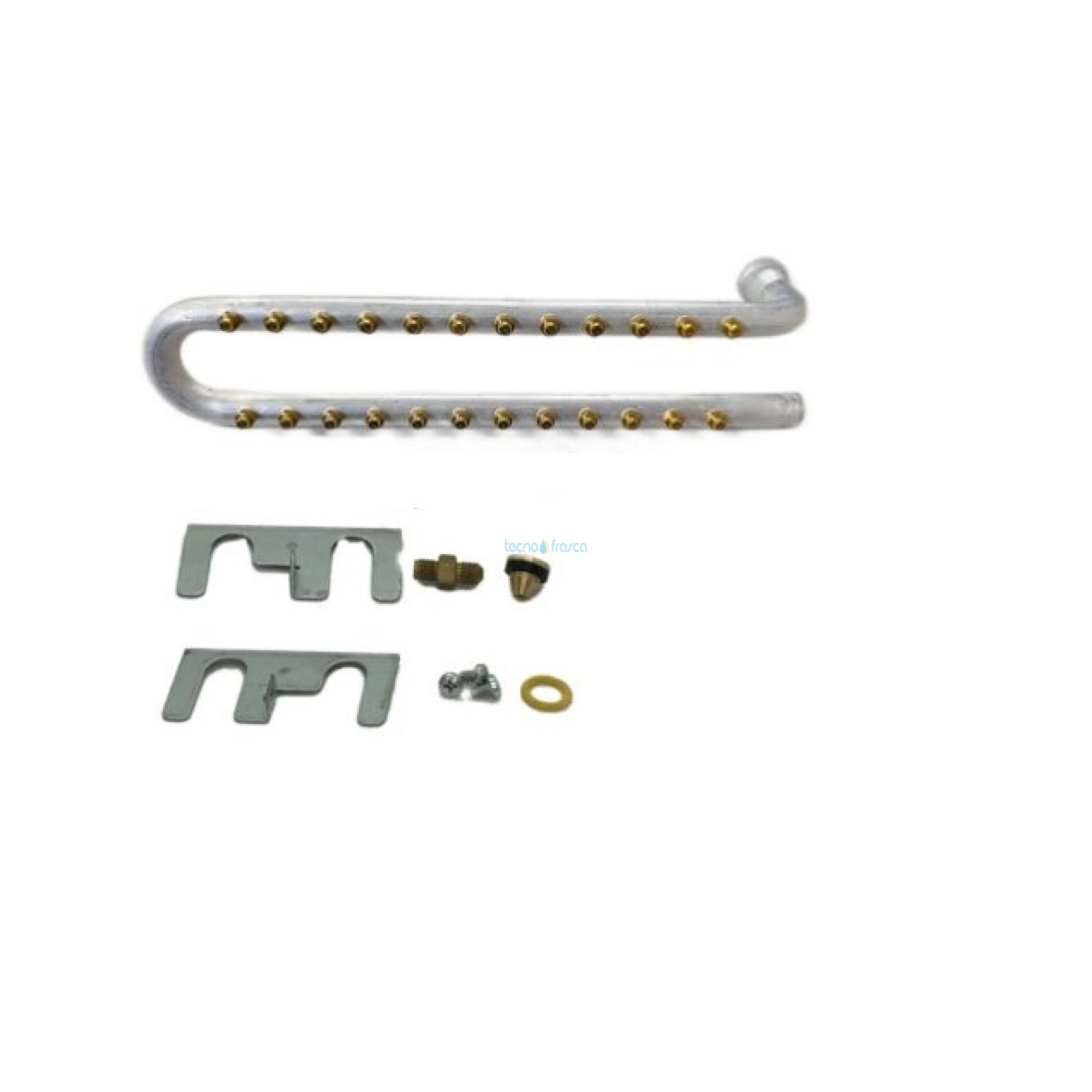 Baxi rampa ugelli metano scaldabagno Acquaproject 11i blu 7718548