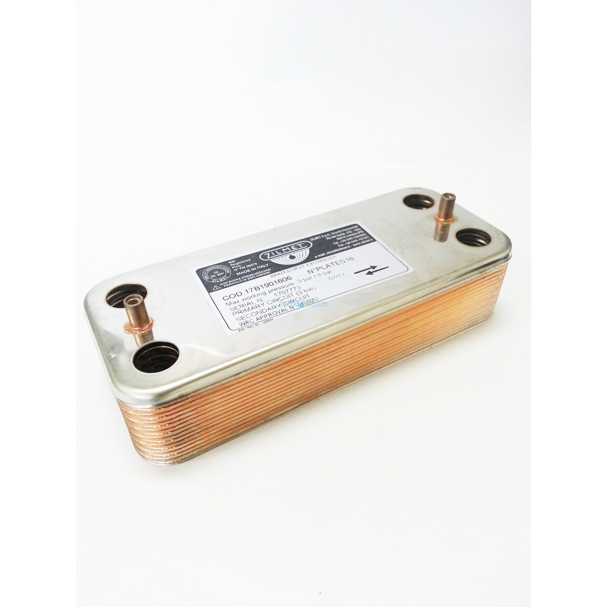 Radiant scambiatore 16 piastre 43195lp ex 20040la