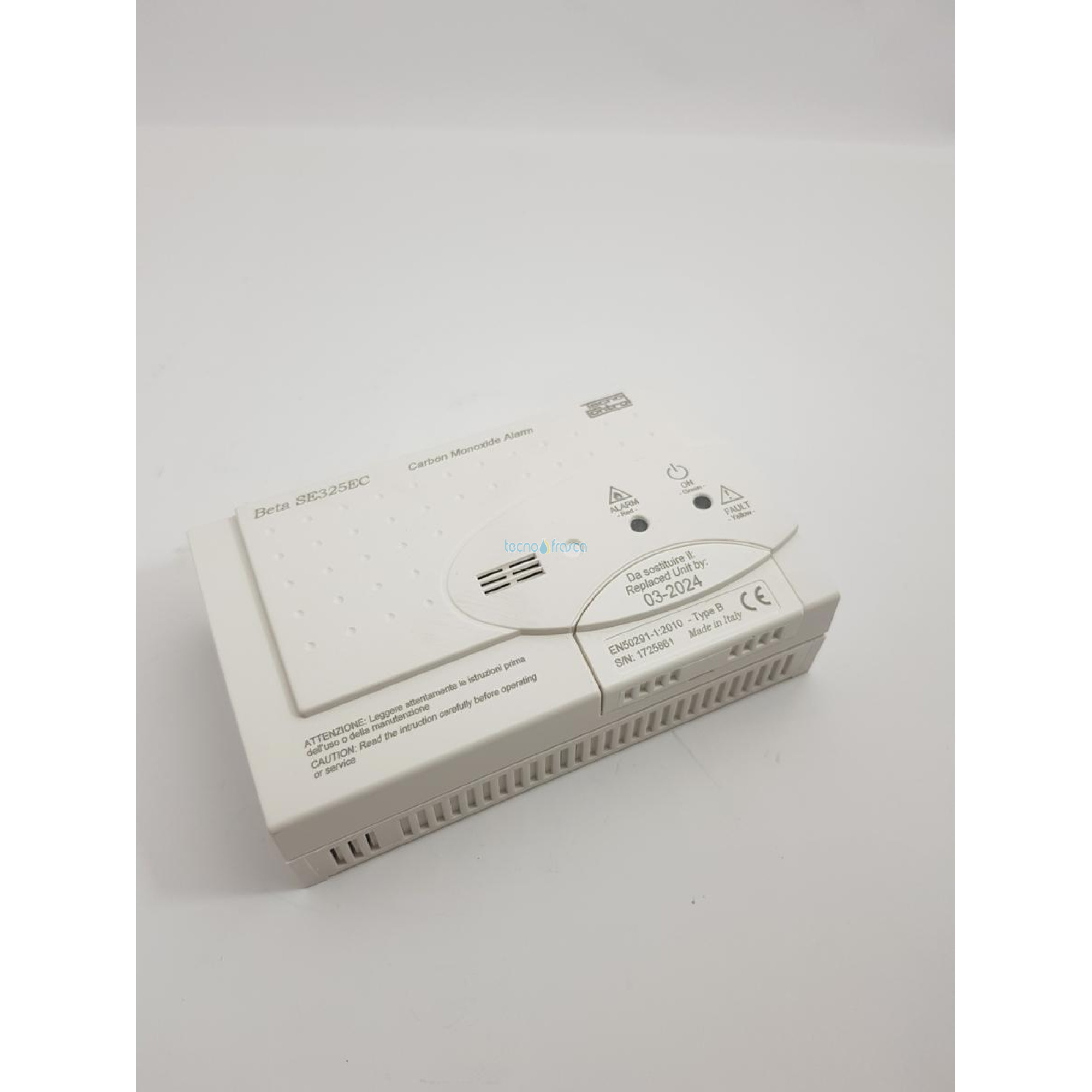 Rilevatore co batteria se325ec