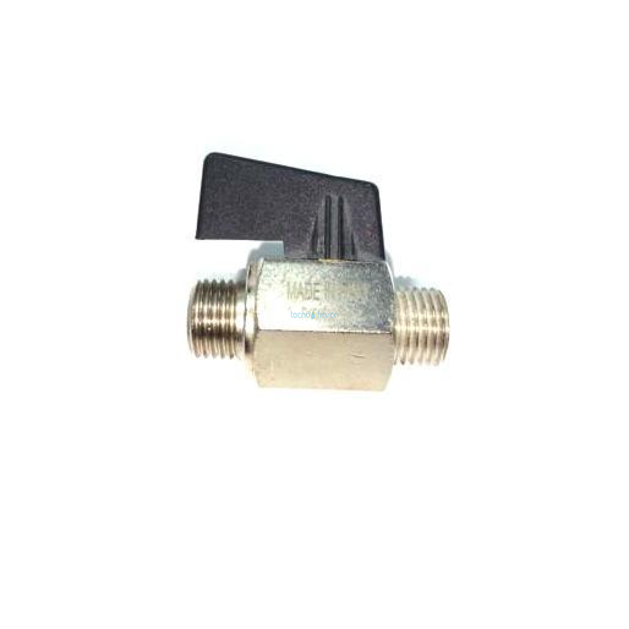 Valvola a sfera mignon cromata m/m 1/4 rrmm 1683