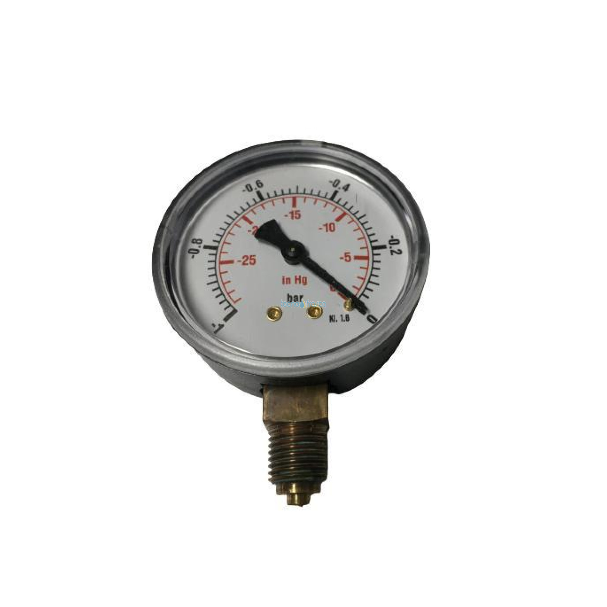 Vuotometro manovuotometro radiale 1/4" diam.63 sc.-1/0bar uen110533