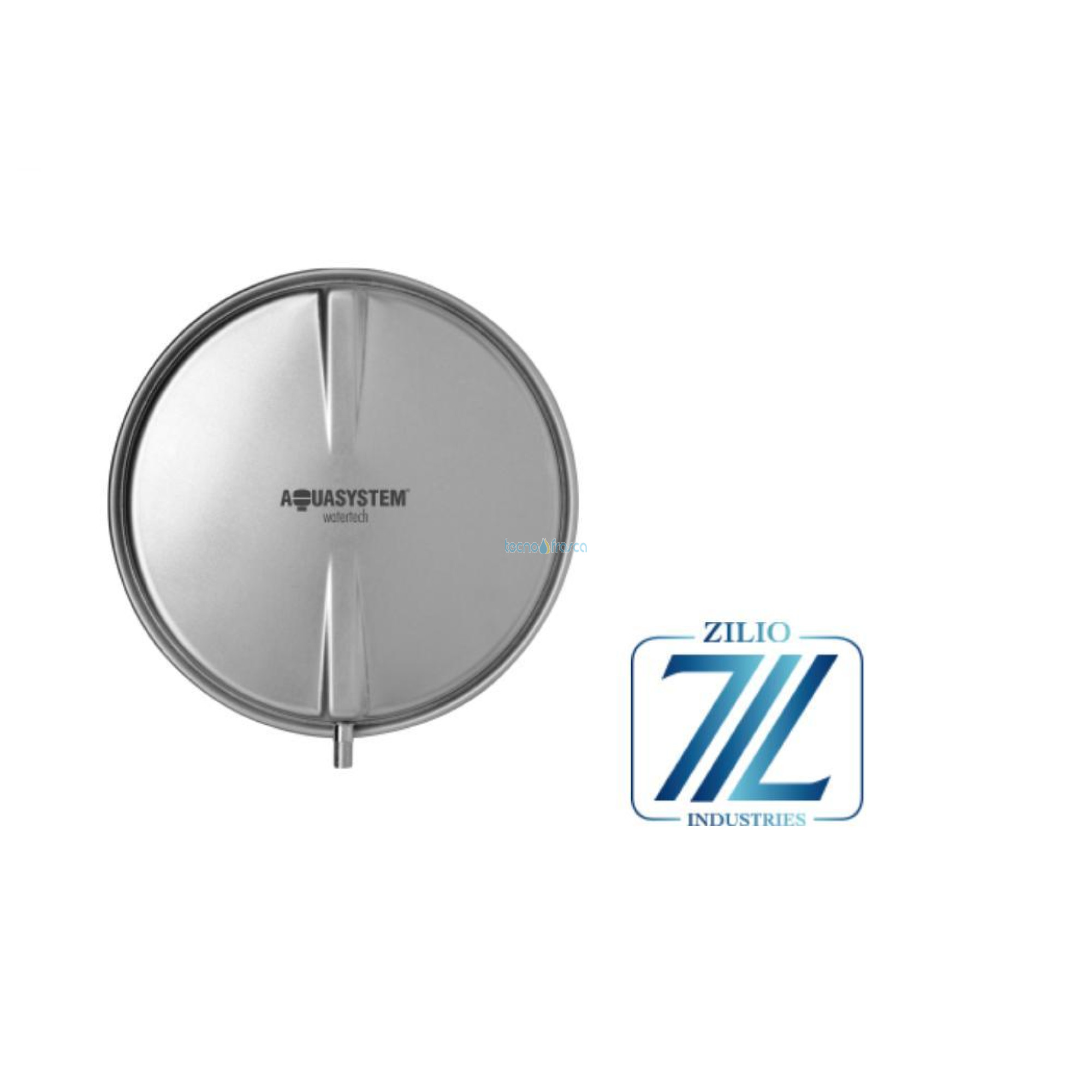 Vaso di espansione zilio circolare 10 litri 3/8 vcp diam 392