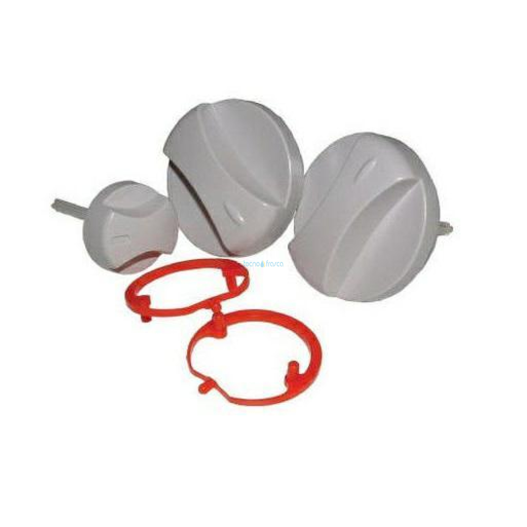 Vaillant manopole grigie 3 pezzi 0020074963 ex 117319