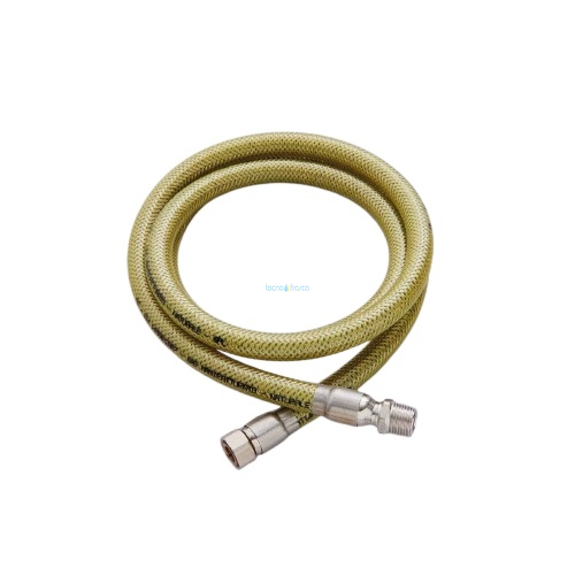 Sitegas Tubo Flessibile 1,5Mt Gas Met-Gpl Certificato Acciaio Inox