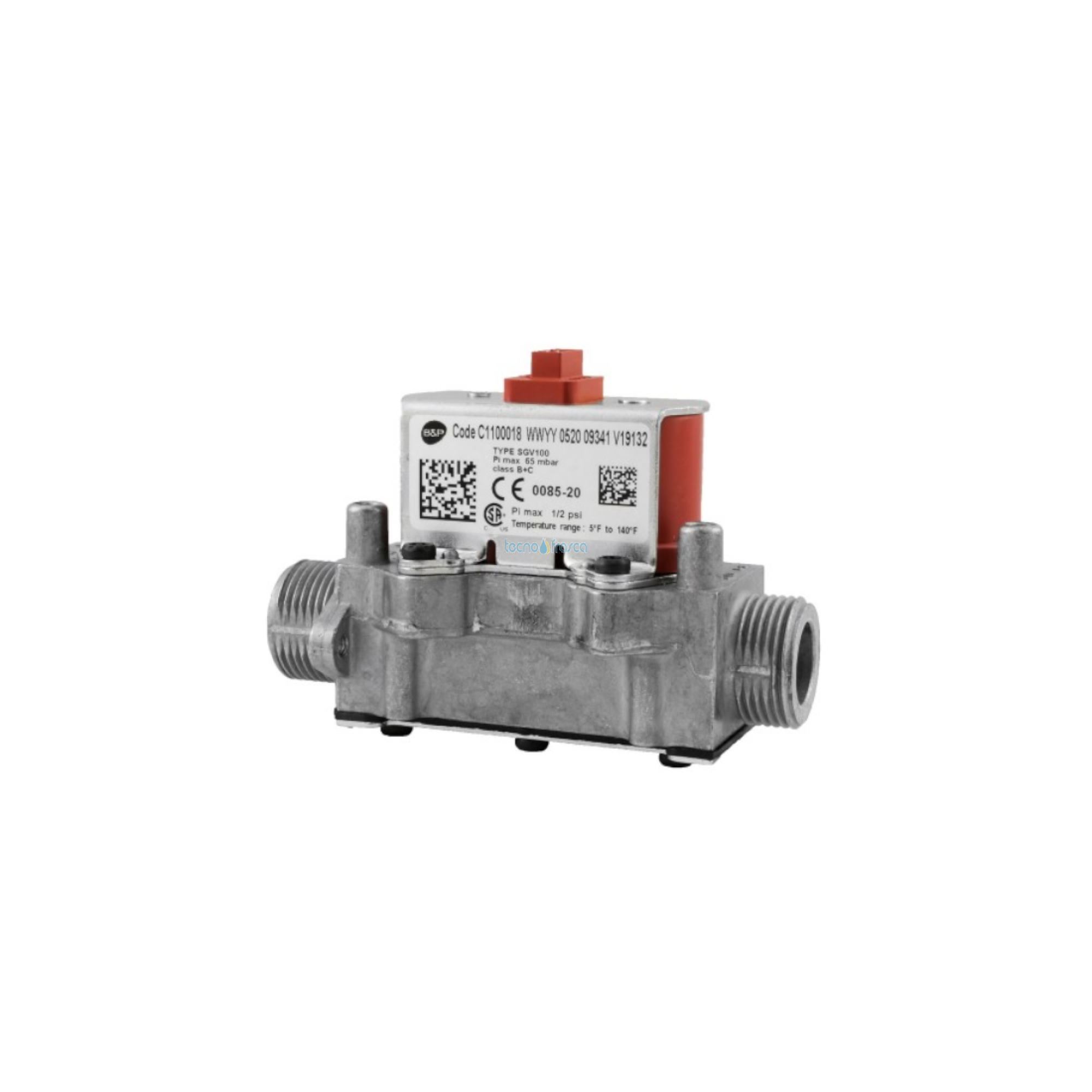 Ecoflam valvola gas thision mini attacco 3/4 65116557