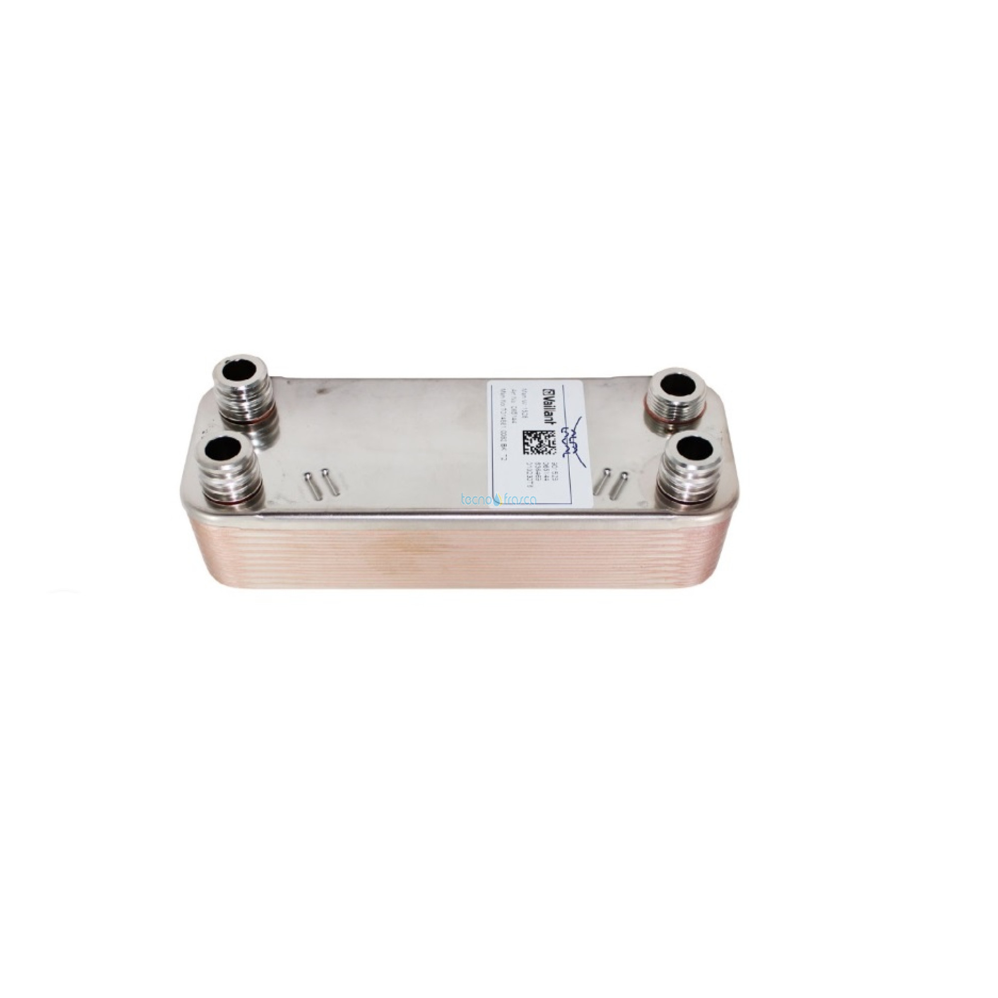Scambiatore 20p innesto corto B30V Vaillant Turbo Block 065153