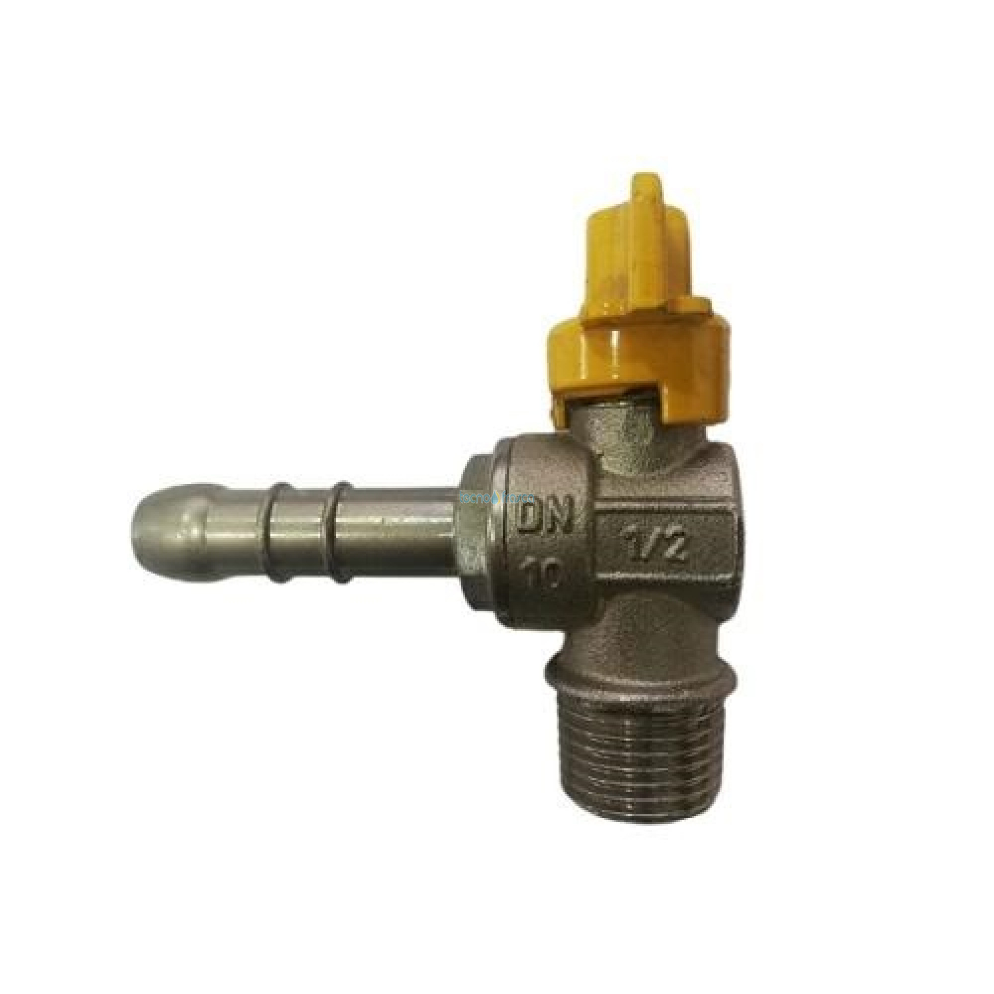 Rubinetto gas gpl bombola 1/2" maschio squadro