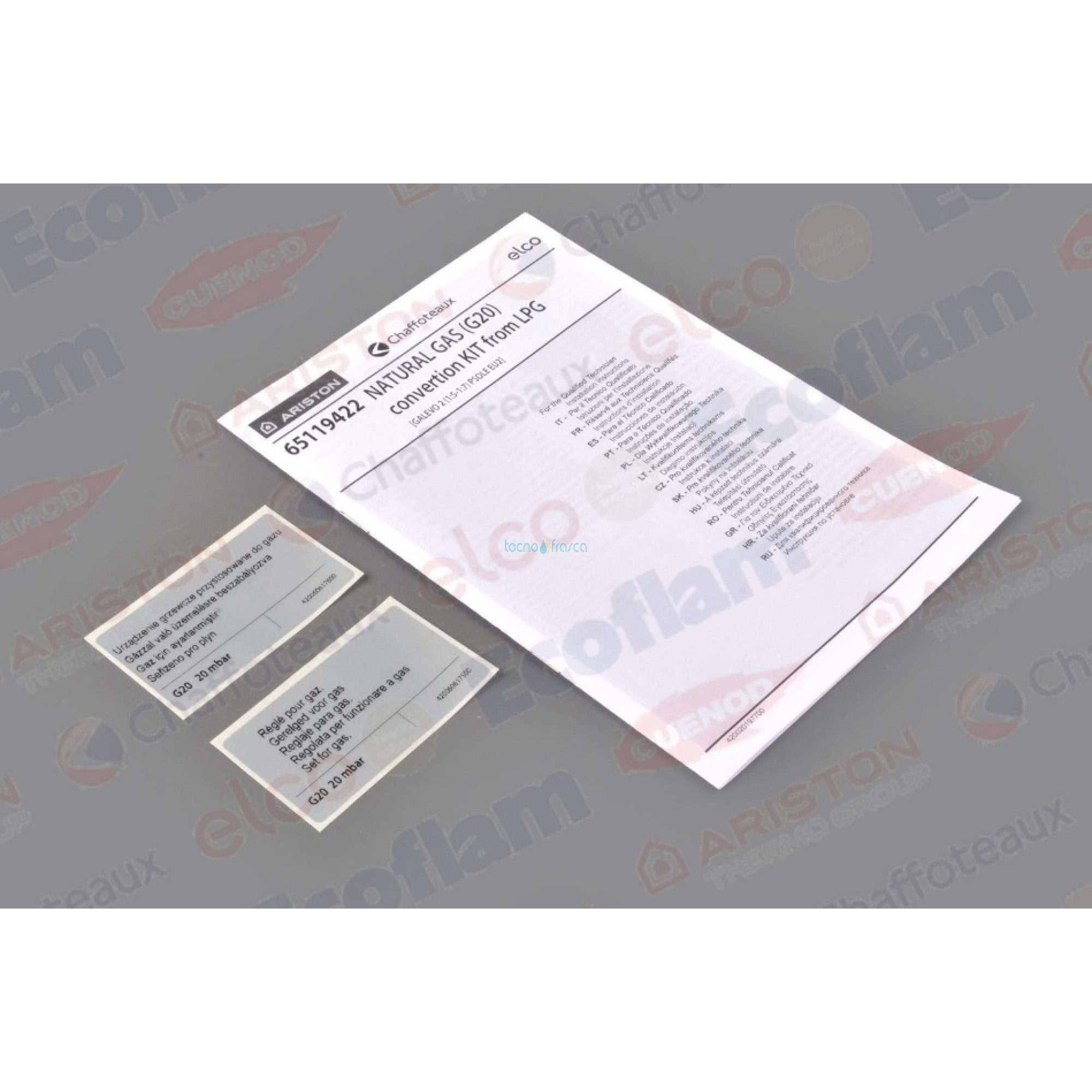 Ariston trasformazione metano G20 65119422