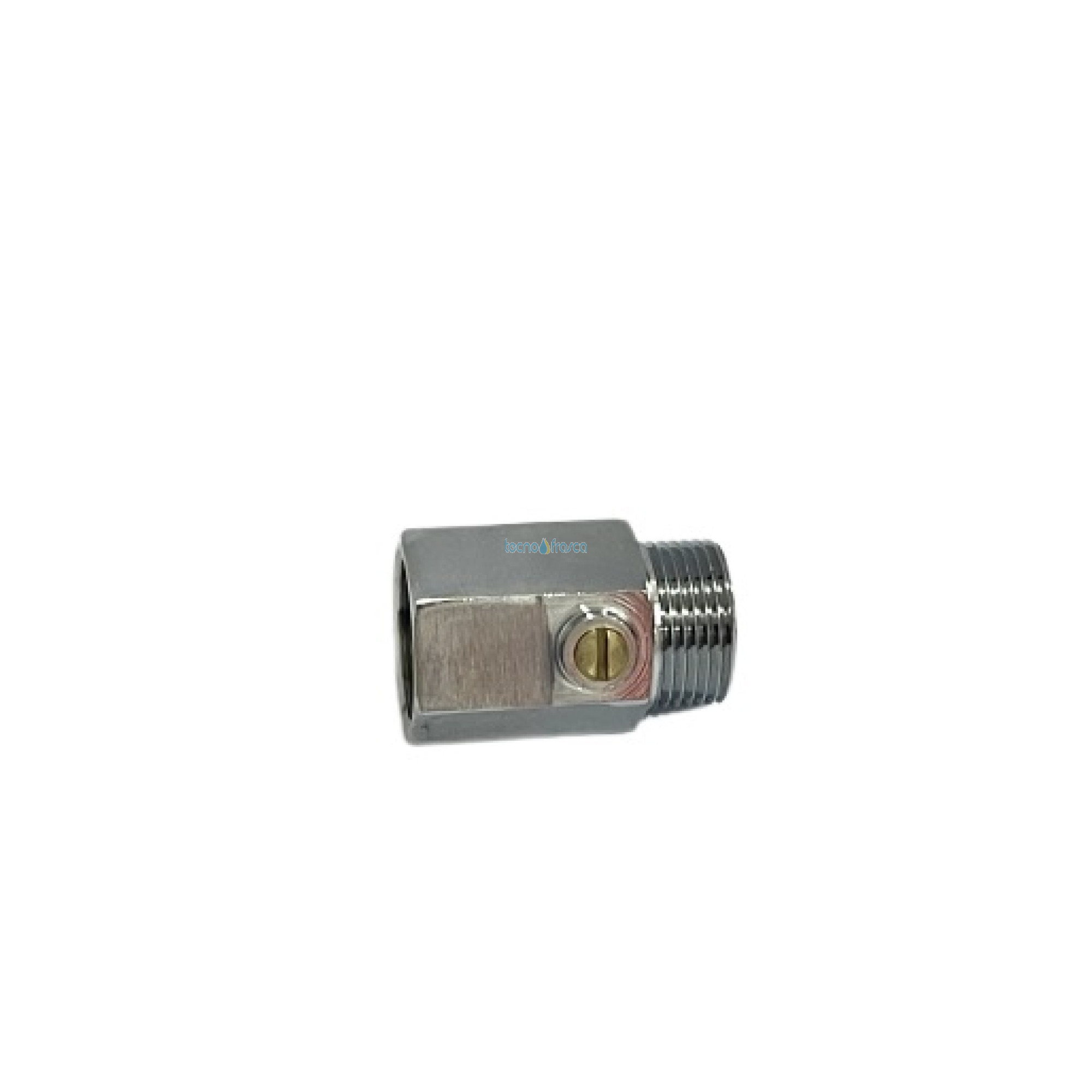 Valvola a sfera mignon cromata M/F 1/4"