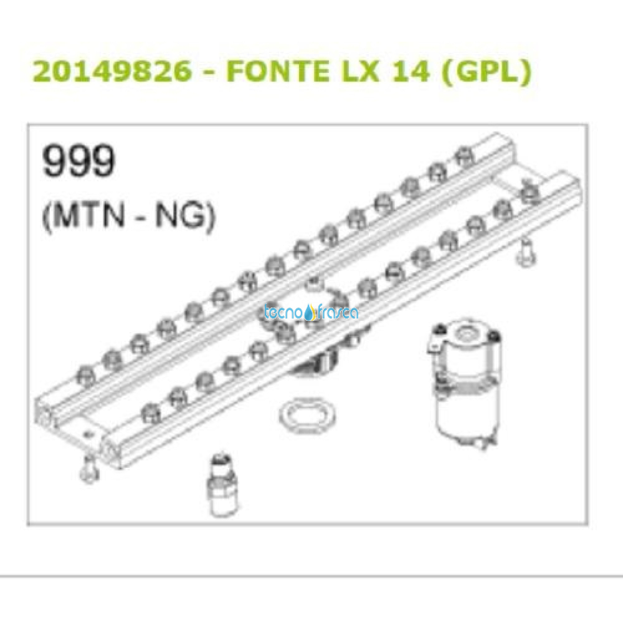 Beretta kit trasformazione metano scaldabagno d.0.87 20155143