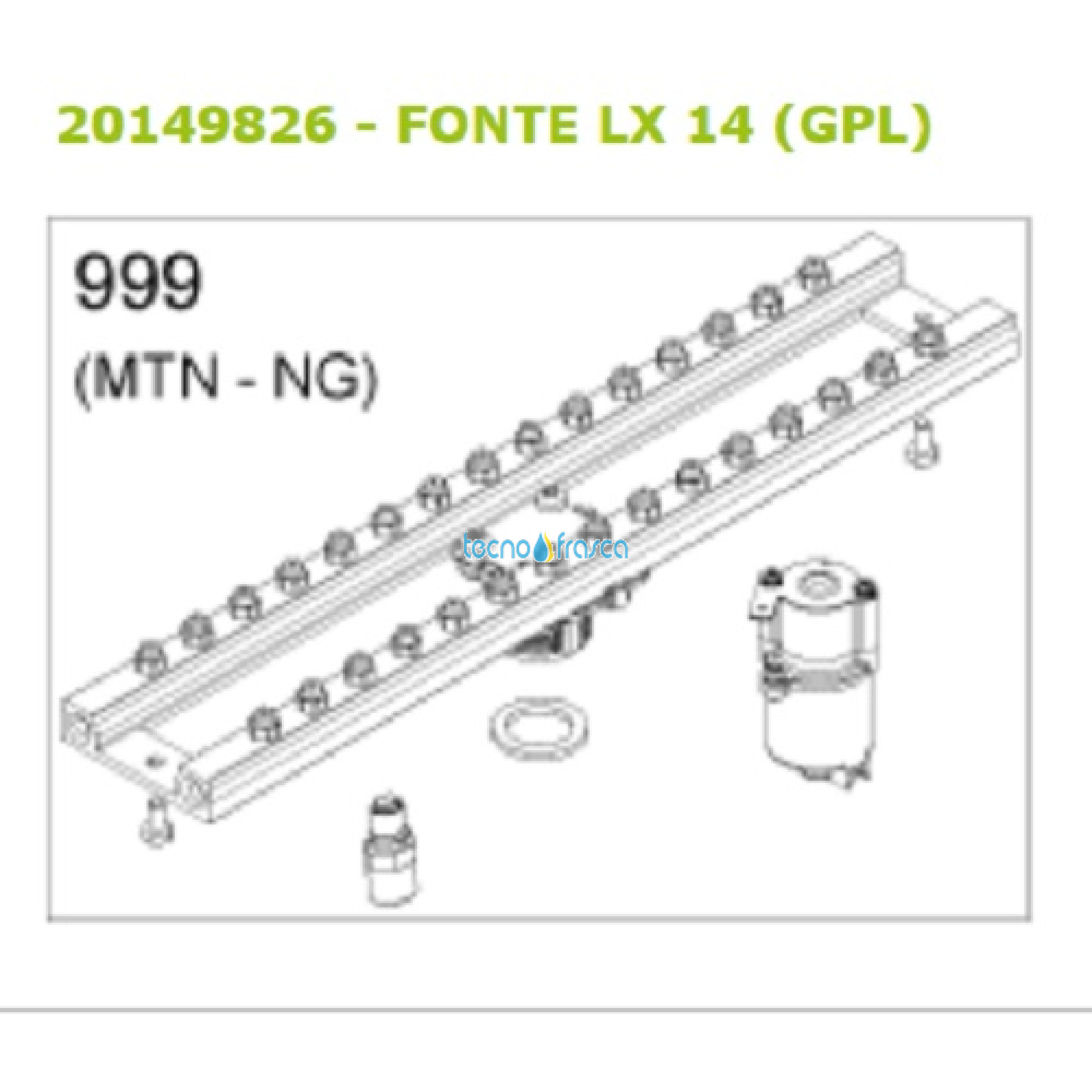 Beretta kit trasformazione metano scaldabagno Fonte 20155706